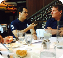 Almoço em Nova Iorque com James Hunter,autor de "O Monge e o Executivo”.