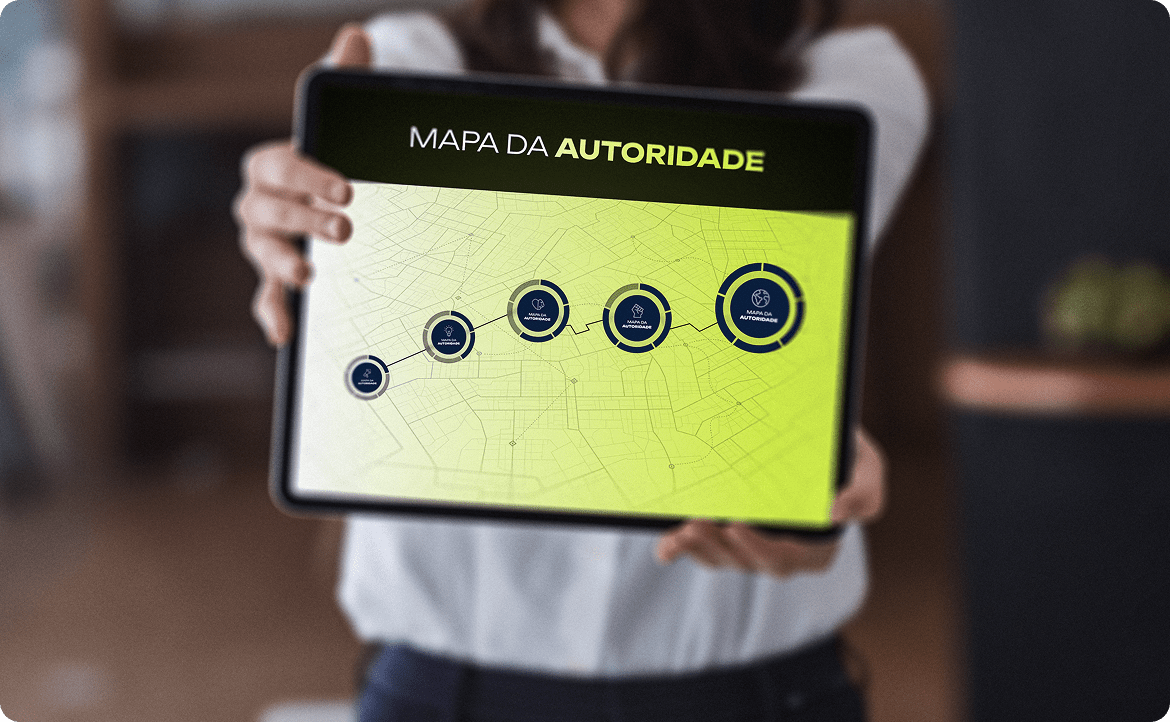 Mapa da autoridade representado em uma foto.